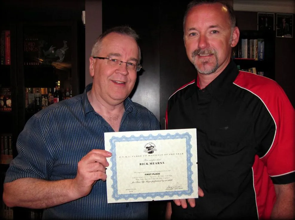 Rick Mearns award winning magician